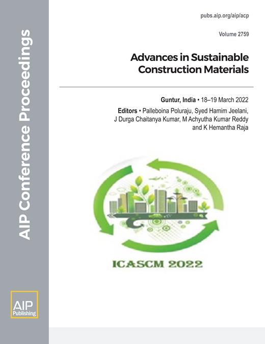 AIP Conference Proceedings Cover Image for Volume 2759, Issue 1