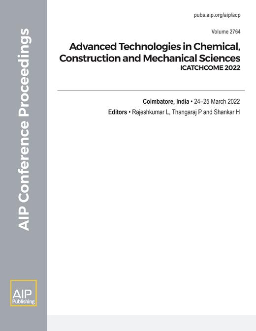 AIP Conference Proceedings Cover Image for Volume 2764, Issue 1