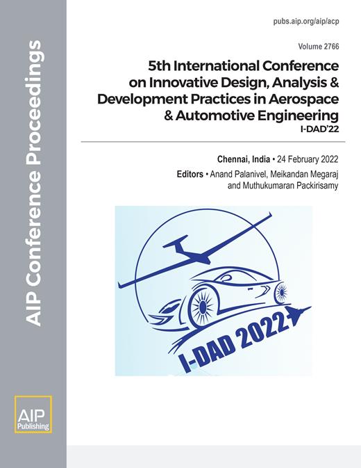 AIP Conference Proceedings Cover Image for Volume 2766, Issue 1