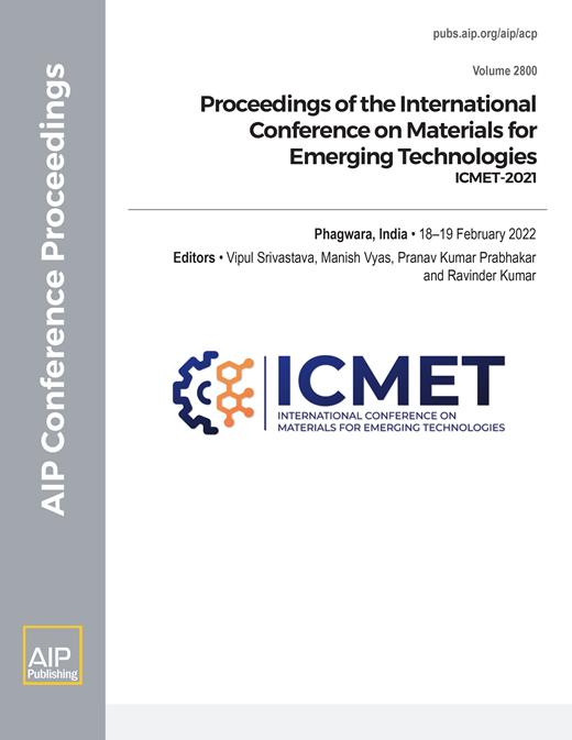 AIP Conference Proceedings Cover Image for Volume 2800, Issue 1