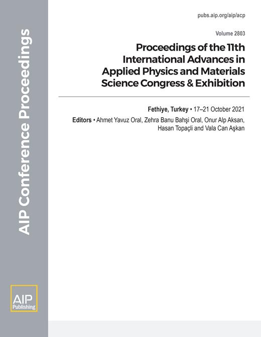 AIP Conference Proceedings Cover Image for Volume 2803, Issue 1