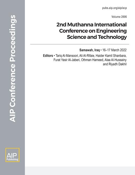AIP Conference Proceedings Cover Image for Volume 2806, Issue 1