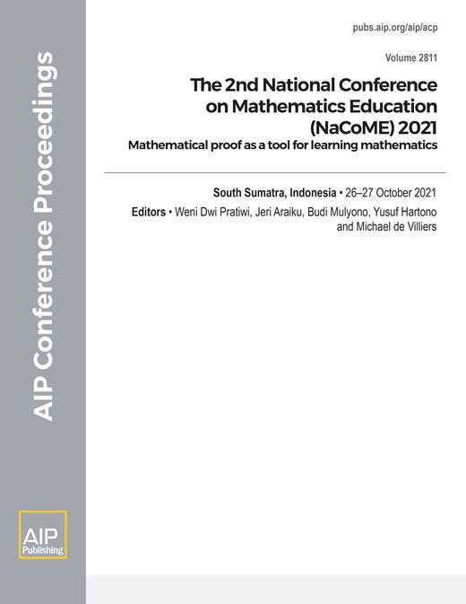 AIP Conference Proceedings Cover Image for Volume 2811, Issue 1