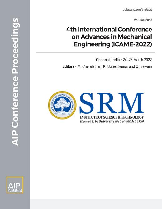 AIP Conference Proceedings Cover Image for Volume 2813, Issue 1
