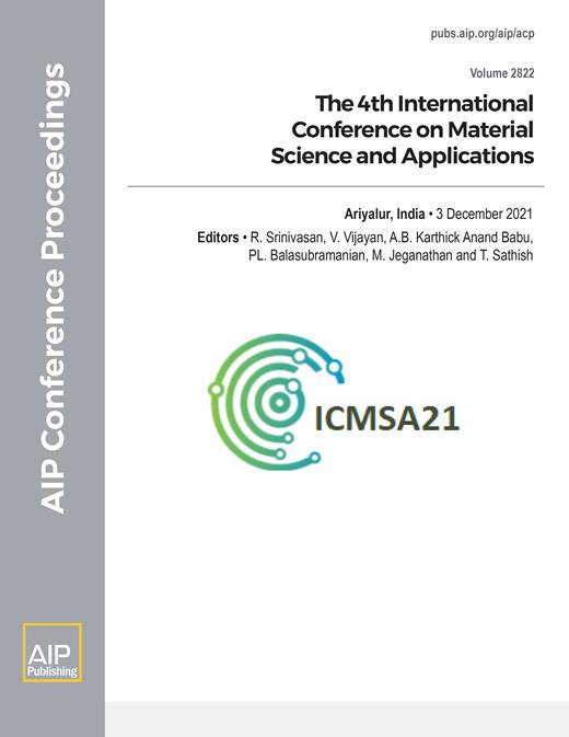 AIP Conference Proceedings Cover Image for Volume 2822, Issue 1