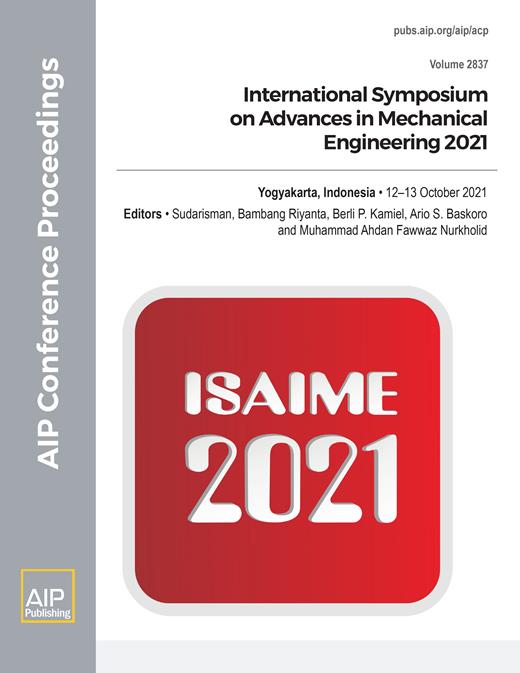 AIP Conference Proceedings Cover Image for Volume 2837, Issue 1