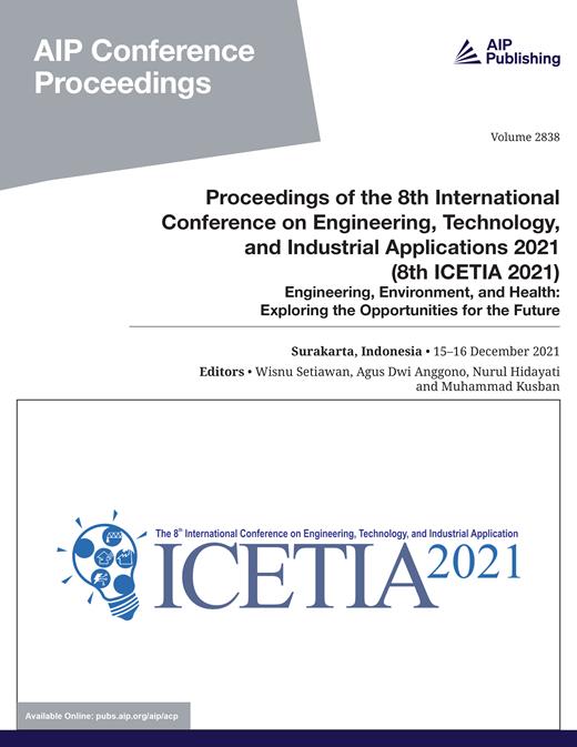 AIP Conference Proceedings Cover Image for Volume 2838, Issue 1