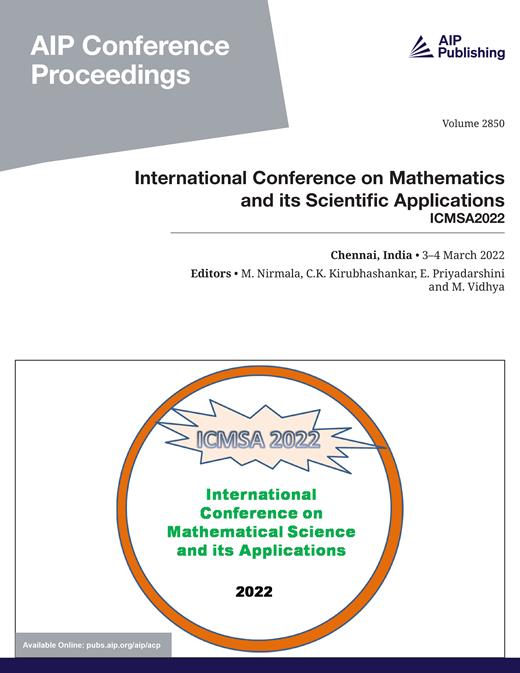 AIP Conference Proceedings Cover Image for Volume 2850, Issue 1