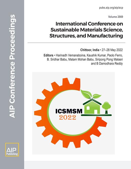 AIP Conference Proceedings Cover Image for Volume 2869, Issue 1