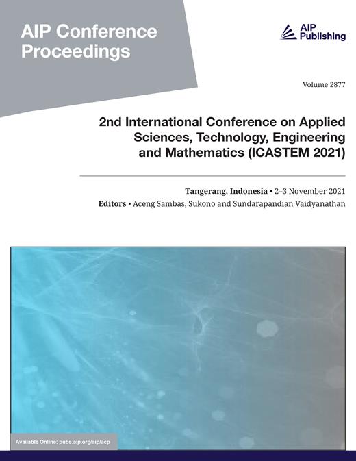 AIP Conference Proceedings Cover Image for Volume 2877, Issue 1
