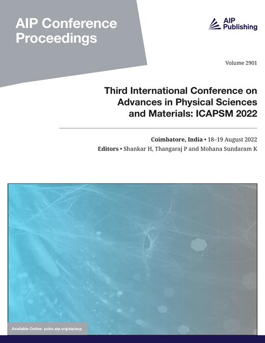 AIP Conference Proceedings Cover Image for Volume 2901, Issue 1