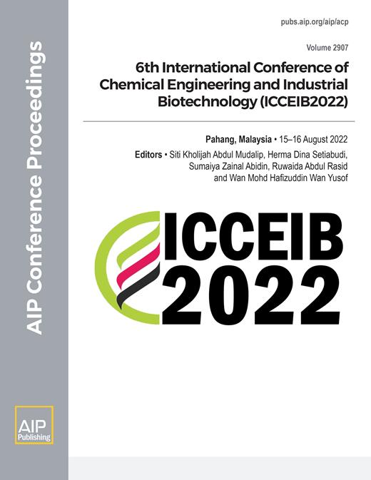 AIP Conference Proceedings Cover Image for Volume 2907, Issue 1