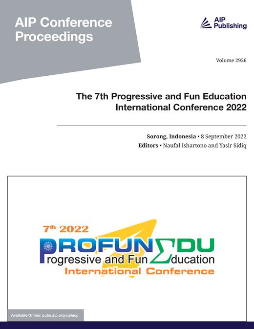 AIP Conference Proceedings Cover Image for Volume 2926, Issue 1