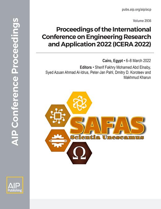 AIP Conference Proceedings Cover Image for Volume 2936, Issue 1