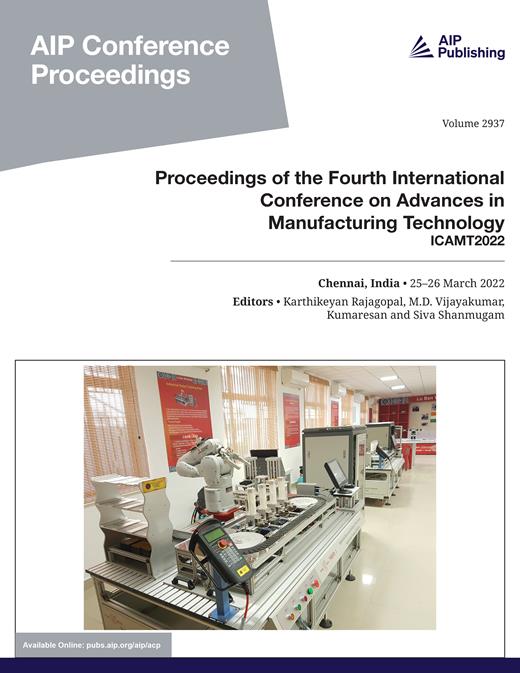 AIP Conference Proceedings Cover Image for Volume 2937, Issue 1