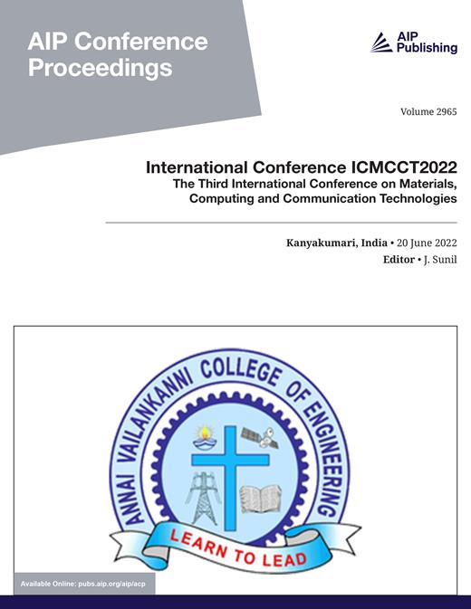 AIP Conference Proceedings Cover Image for Volume 2965, Issue 1