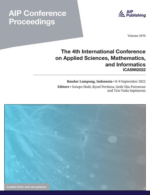 AIP Conference Proceedings Cover Image for Volume 2970, Issue 1