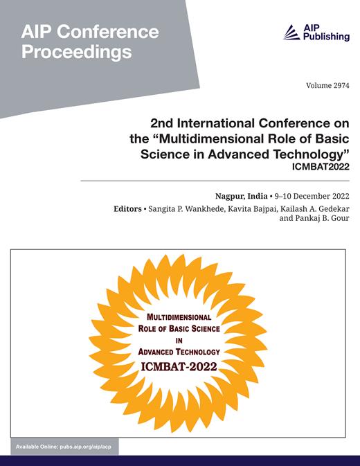 AIP Conference Proceedings Cover Image for Volume 2974, Issue 1