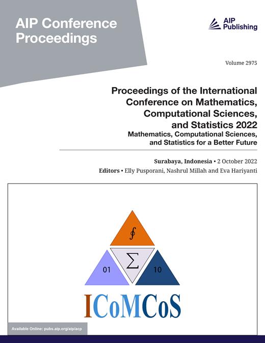 AIP Conference Proceedings Cover Image for Volume 2975, Issue 1