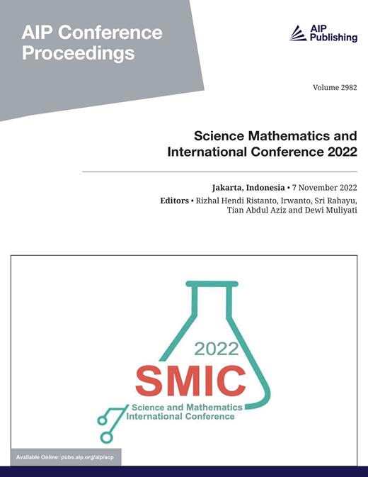 AIP Conference Proceedings Cover Image for Volume 2982, Issue 1