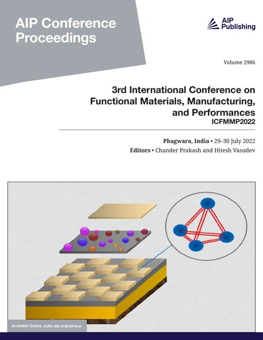 AIP Conference Proceedings Cover Image for Volume 2986, Issue 1