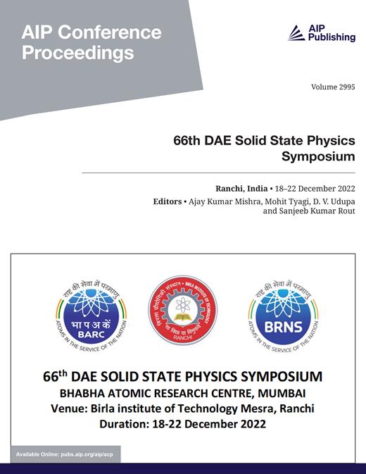AIP Conference Proceedings Cover Image for Volume 2995, Issue 1