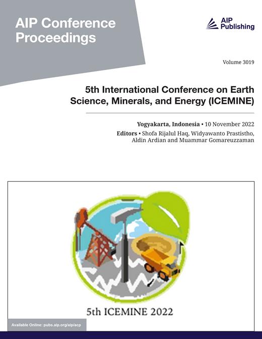 AIP Conference Proceedings Cover Image for Volume 3019, Issue 1