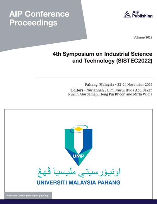 AIP Conference Proceedings Cover Image for Volume 3023, Issue 1