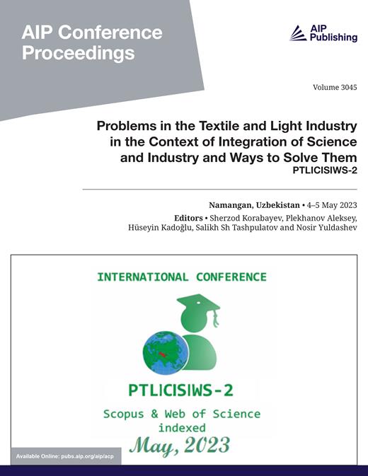 AIP Conference Proceedings Cover Image for Volume 3045, Issue 1