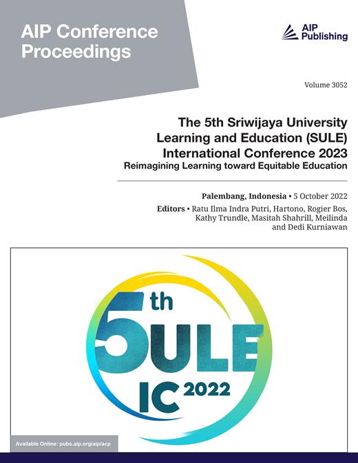 AIP Conference Proceedings Cover Image for Volume 3052, Issue 1