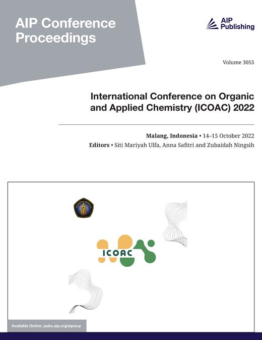 AIP Conference Proceedings Cover Image for Volume 3055, Issue 1