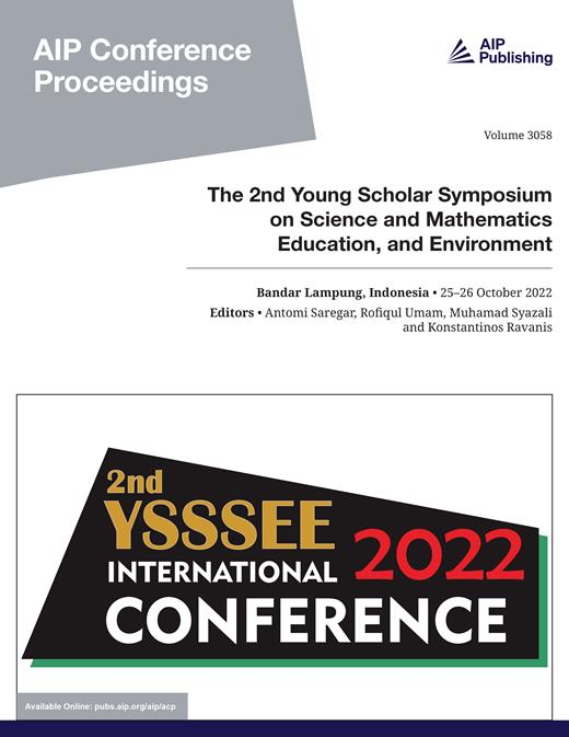 AIP Conference Proceedings Cover Image for Volume 3058, Issue 1