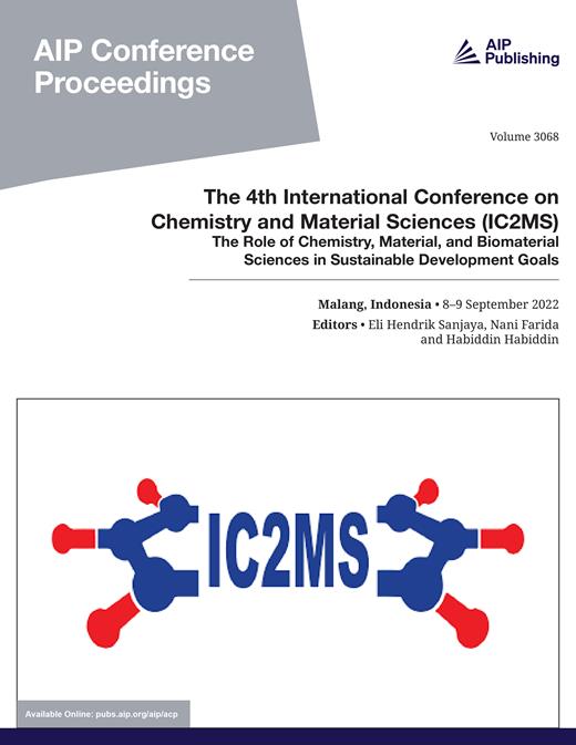 AIP Conference Proceedings Cover Image for Volume 3068, Issue 1