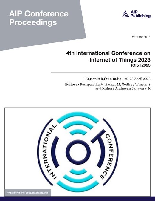 AIP Conference Proceedings Cover Image for Volume 3075, Issue 1