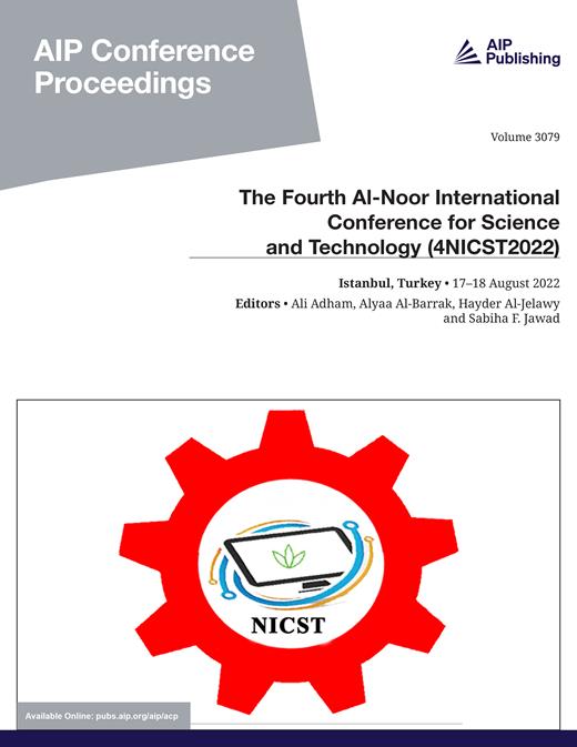 AIP Conference Proceedings Cover Image for Volume 3079, Issue 1