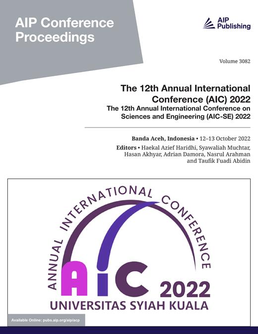 Aip Conference Paper Front Page Example.pdf Volume 3082 Issue 1 | AIP Conference Proceedings | AIP Publishing