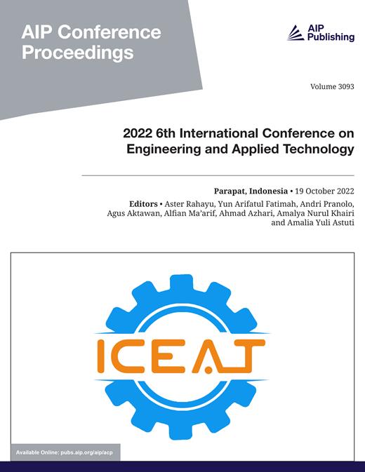 AIP Conference Proceedings Cover Image for Volume 3093, Issue 1
