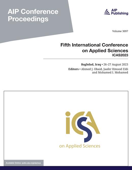 AIP Conference Proceedings Cover Image for Volume 3097, Issue 1
