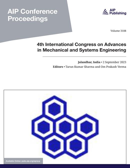 AIP Conference Proceedings Cover Image for Volume 3108, Issue 1
