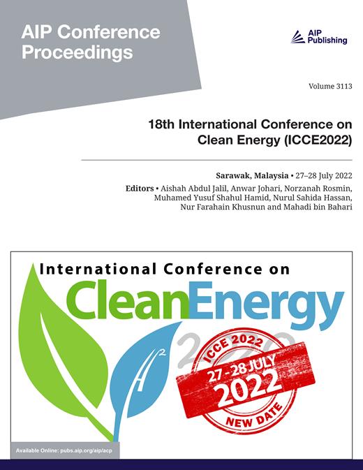 AIP Conference Proceedings Cover Image for Volume 3113, Issue 1