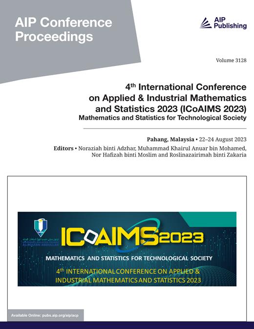 AIP Conference Proceedings Cover Image for Volume 3128, Issue 1