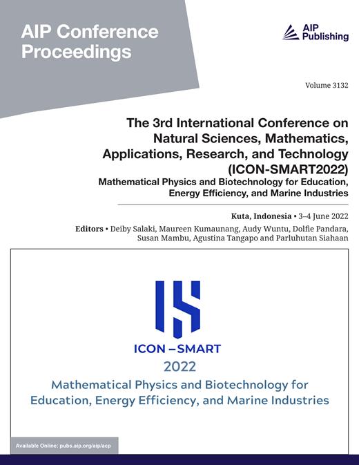 AIP Conference Proceedings Cover Image for Volume 3132, Issue 1