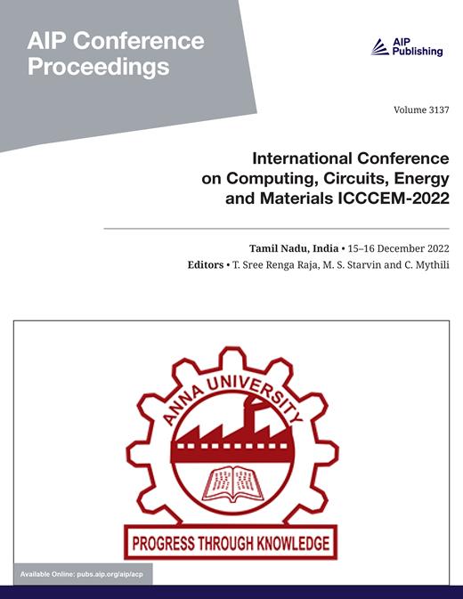 AIP Conference Proceedings Cover Image for Volume 3137, Issue 1