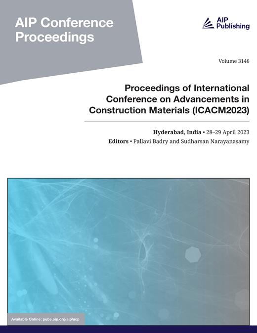AIP Conference Proceedings Cover Image for Volume 3146, Issue 1