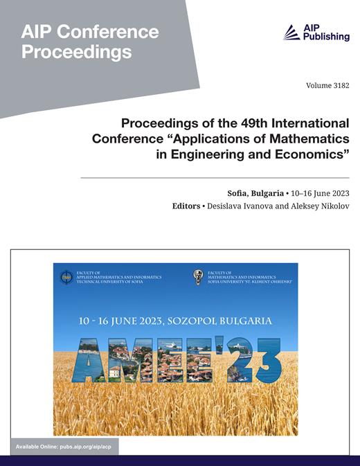 AIP Conference Proceedings Cover Image for Volume 3182, Issue 1