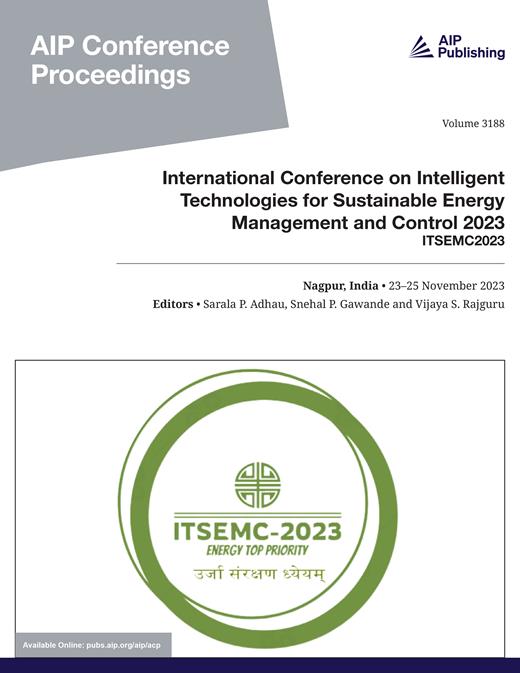 AIP Conference Proceedings Cover Image for Volume 3188, Issue 1