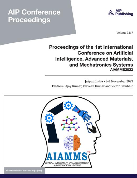 AIP Conference Proceedings Cover Image for Volume 3217, Issue 1