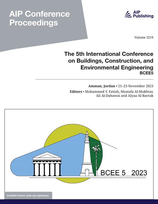 AIP Conference Proceedings Cover Image for Volume 3219, Issue 1