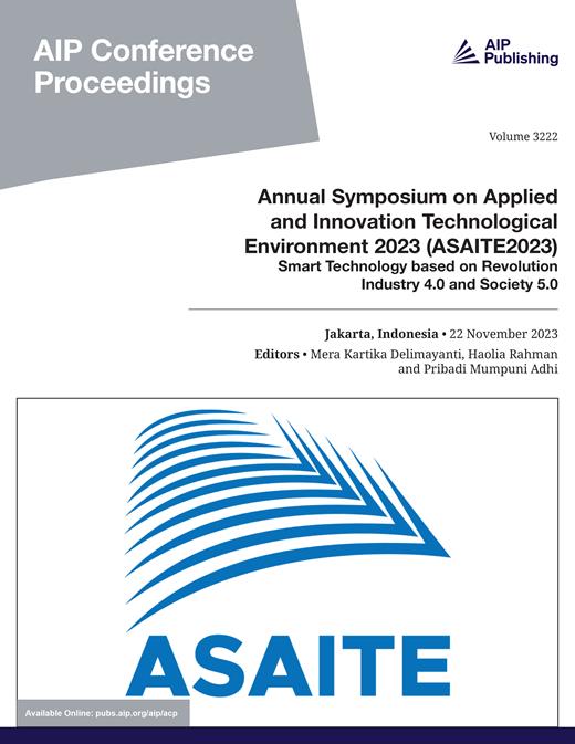 AIP Conference Proceedings Cover Image for Volume 3222, Issue 1