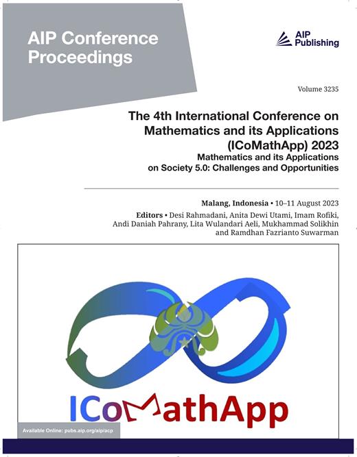 AIP Conference Proceedings Cover Image for Volume 3235, Issue 1